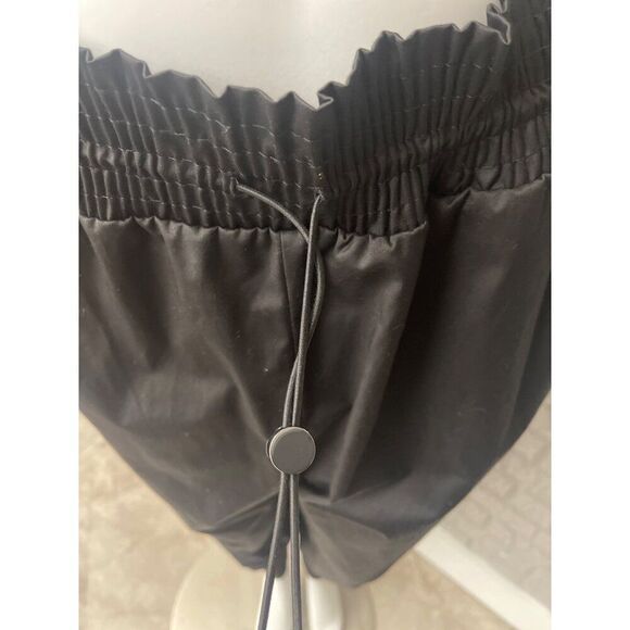 H&M Women Black Twill High Waisted Jogger Size 14 - Picture 9 of 12